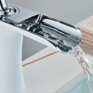 Philippe - Antique Brass Waterfall Hot/Cold Mixer Basin Tap