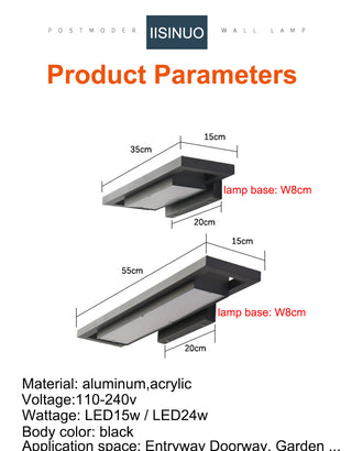 Atreus - Motion Sensor Outdoor Garage Wall Light Bar