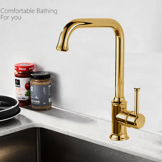 Cris - Antique Bronze Single Handle Crane Mixer Kitchen Tap