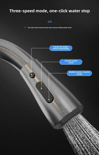 Gena - Pull Down Cold/Hot Water Dual Purpose Tap