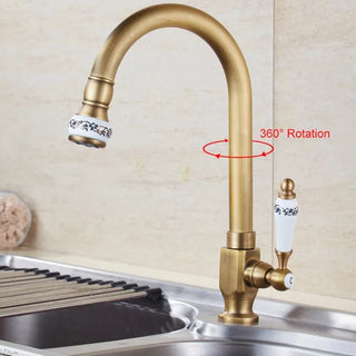 Julien - Antique Single Cold Water Kitchen Sink Tap