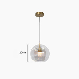 Bethany - Modern Double Layer Glass Shade Pendant Ceiling Light