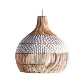 Tubas - Nordic Pastoral Rattan Weave Hanging Ceiling Light