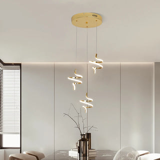 Lira - Modern LED Spiral LED Round Ceiling Light