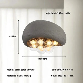 Garland - Wabi-Sabi Modern Minimalist Bulbs Nest Ceiling Light