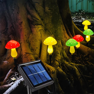 Rea - Solar Mushroom Multicolour Garden Light