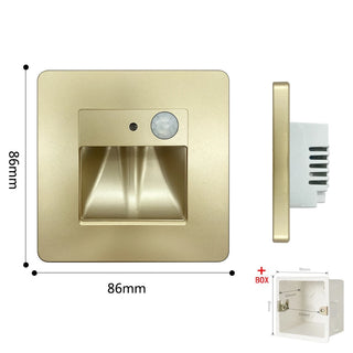Blaise - Smart Recessed Sensor Modern Wall Stair Aisle Light