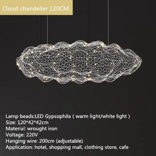 Ayla - Mesh Cloud Wire Ceiling Light