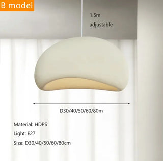 Algarve - Minimalist Wabi-Sabi Closed Shade Pendant Ceiling Light