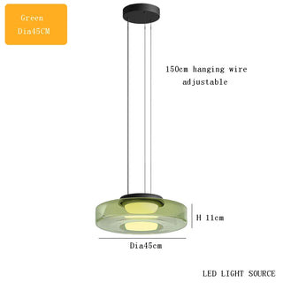 Halley - Modern Levels Series Island Glass Pendant Light