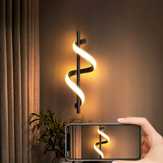 Lira - Modern LED Spiral LED Round Ceiling Light