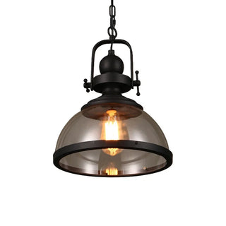 Jade - Iron Black American Style Industrial Pendant Hanging Ceiling Light