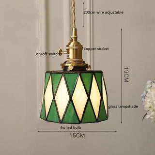 Amora Series - Colorful Glass Pendant LED Hanging Pendant Lights