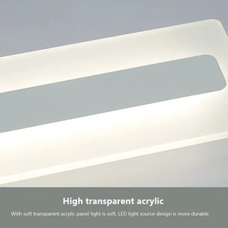 Gabiley - Wooden LED Modern Rectangular Ceiling Light Bar