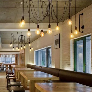 Jevon - Spider Cord Multi Head Hanging Ceiling Light