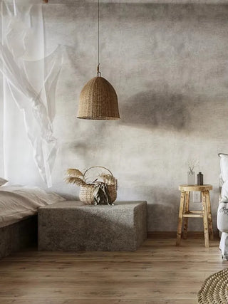 Pascal  - Japanese Style Round Bamboo Pendant Ceiling Light