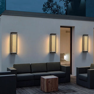 Xander - Stainless Steel Rectangular Anti Rust Outdoor Wall Light