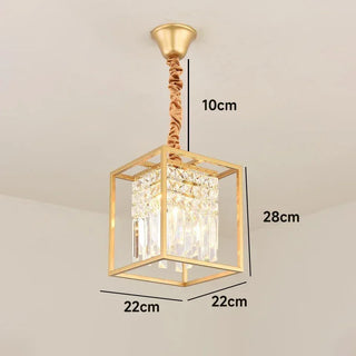 Camelia - Modern Crystal Caged Ceiling Chandelier