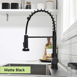 Barb - Pull Down Swivel Spout Kitchen Tap Hot/Cold Water