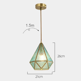 Trofa - Luxury Crystal Modern LED Geometric Glass Pendant Lights