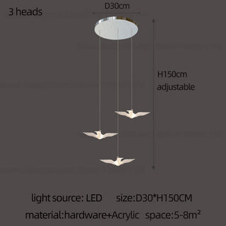 Aviana - Bird Pendant Ceiling Chandelier