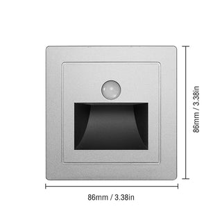 Roselyn - Recessed Modern Motion Detector Stair Wall Light