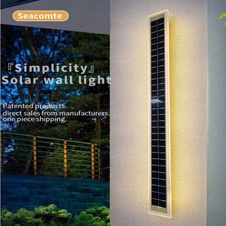 Zoey - Modern LED Solar Outdoor Wall Light