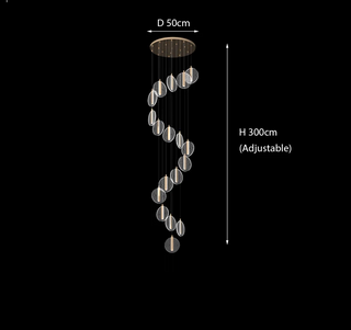 Elena - Hanging Ceiling Pendant Chandelier