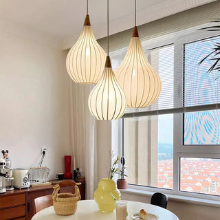 Jasmine - Wabi Sabi Style Fabric Chandelier Pendant Lights