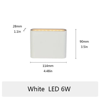 Maben - Flat 6W/12W Up/Down Wall Light