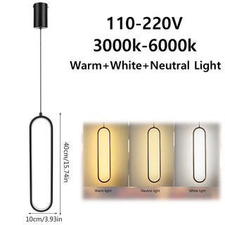 Sandra - Round Modern Hanging Pendant Light