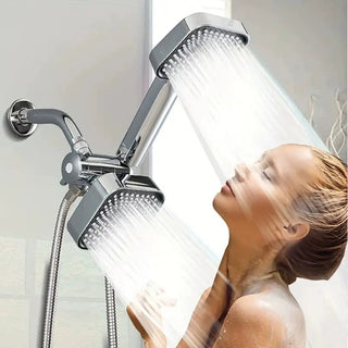 Teo - Square 2in1 Handheld Shower Set With Bracket Three way Water Distributor