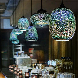 Sabro - Firework Glass Ball Hanging Pendant Ceiling Light