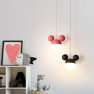 Andrei - Bunny Ears Round Children's Ceiling Pendant Light