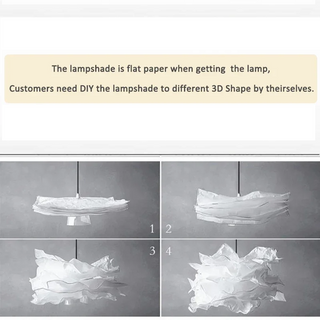 Josefa - White Paper Cloud Handmade Ceiling Light