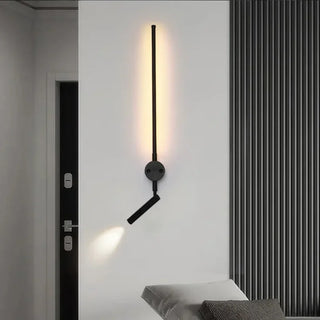 Stephens -Modern LED Black Reading Wall Light Bar