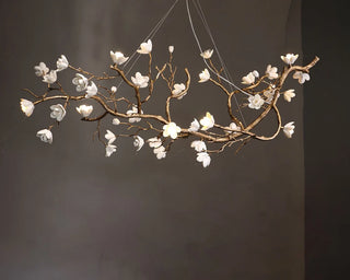 Justin - Crystal Tree Hanging Chandelier