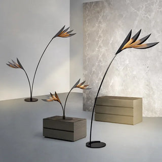 Flamingo - Designer Leaf Shaped Minimalist Floor Lamp