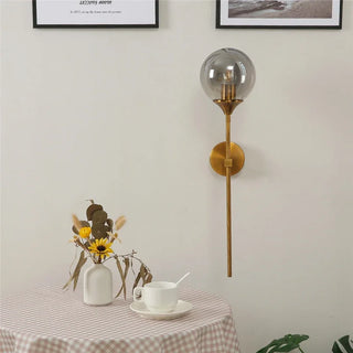 Phineas - Nordic Modern Glass Wall Lamp Gold Led Wall Light