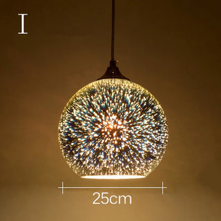 Sabro - Firework Glass Ball Hanging Pendant Ceiling Light