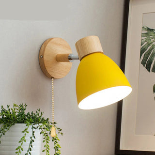 Artemio - Wood Nordic Modern Hanging Switch Wall Light