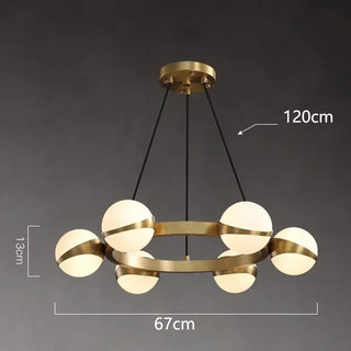Mira - Modern Round Pendant Chandelier
