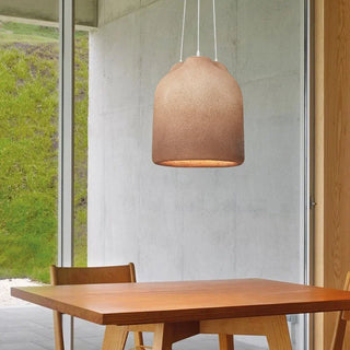 Katherine - Round Hanging 3 Bulb Natural Modern Ceiling Light