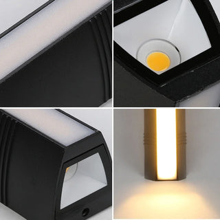 Aerona - Modern Long Outdoor Entrance Wall Light
