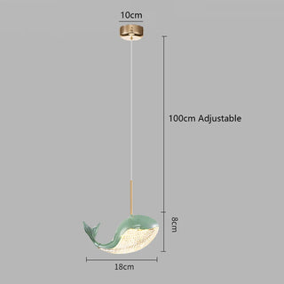 Shinas - Dolphin Pendant Hanging Ceiling Light