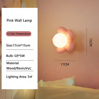 Phyllida - Flower Resin Modern Wall Light