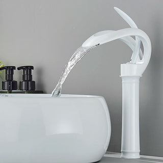 Jurek -  Creative Hollowed Out Design Waterfall Faucet Solid Brass Basin Mixer Taps