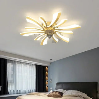 Sesilia - Modern Flower Ceiling Fan Light 3 Blade