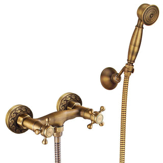 Calley - Vintage Bathtub Mixer Tap Set with Handheld Shower