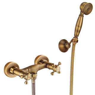 Calley - Vintage Bathtub Mixer Tap Set with Handheld Shower
